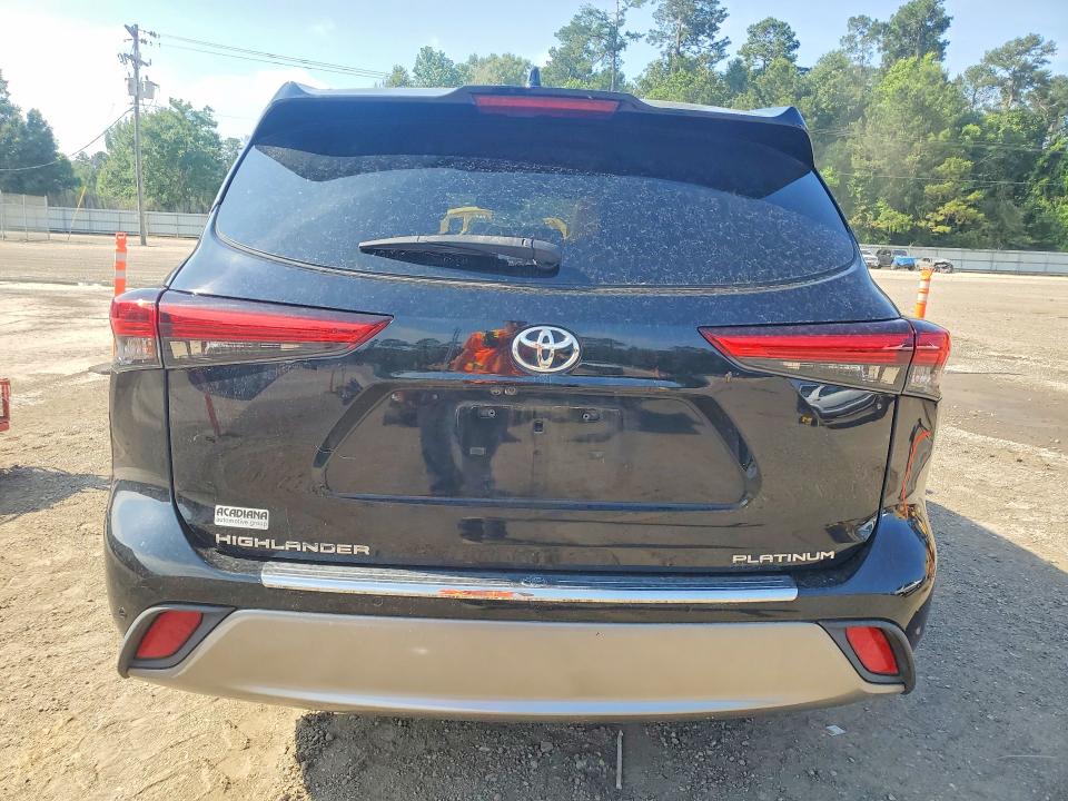 2021 Toyota Highlander VIN 5TDFZRAH9MS078594 COPART salvage auction — WATER/FLOOD, La - Cert Of Title-Salvage, sold $9,700 on 2026-07-24 (photo 6)