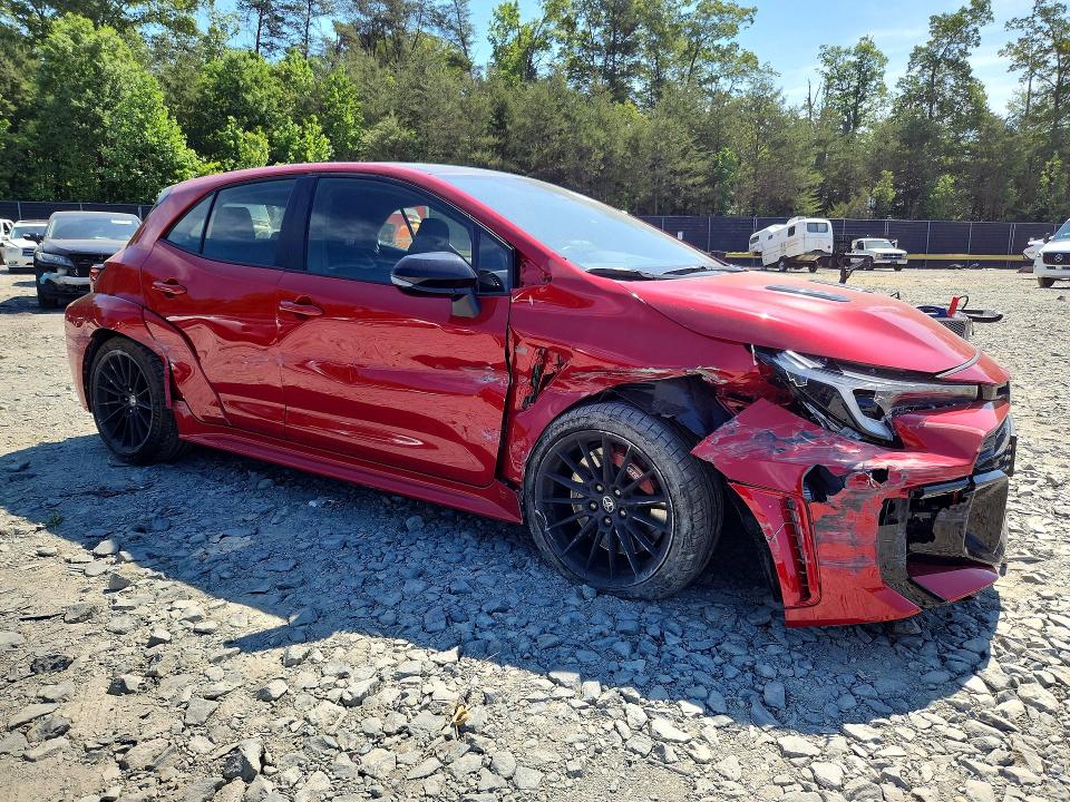 2025 Toyota VIN JTNABAAE9SA021274 COPART salvage auction — FRONT END, Md - Cert Of Salvage > 75% Damage, sold $17,400 on 2026-07-28 (photo 4)