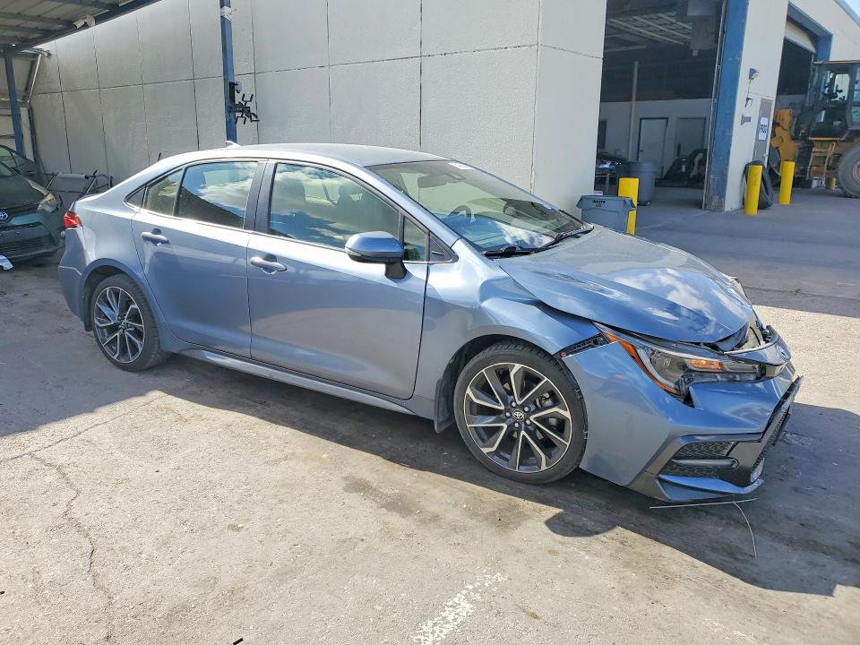 2020 Toyota Corolla VIN JTDS4RCE9LJ043310 COPART salvage auction — FRONT END, Tx - Salvage Vehicle Title, sold $7,300 on 2026-07-17 (photo 4)