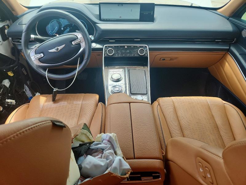 2023 Genesis VIN KMUHBDSB9PU121774 COPART salvage auction — SIDE, Salvage Title, sold $7,000 on 2026-07-21 (photo 8)