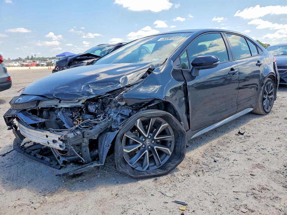 2021 Toyota Corolla VIN JTDS4MCE4MJ068815 COPART salvage auction — FRONT END, Tx - Salvage Vehicle Title, sold $4,000 on 2026-07-17 (photo 1)