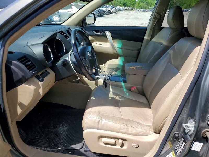 2012 Toyota Highlander VIN 5TDBK3EH7CS117224 COPART salvage auction — MECHANICAL, Pa - Cert Of Title, sold $4,550 on 2026-07-02 (photo 7)