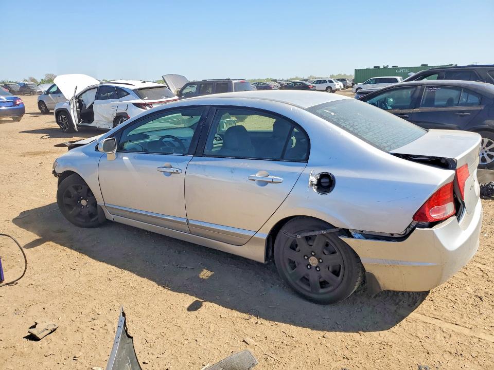 2007 Honda Civic VIN 1HGFA16537L027185 COPART salvage auction — FRONT END, Il - Salvage Certificate, sold $325 on 2026-07-09 (photo 2)