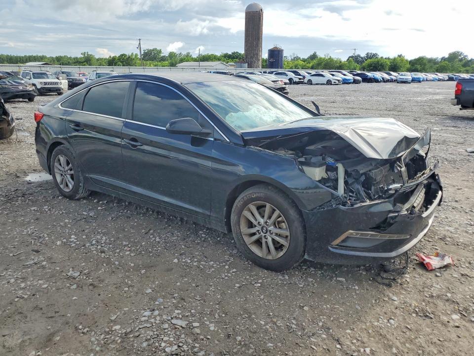 2015 Hyundai Sonata VIN 5NPE24AF0FH119849 COPART salvage auction — FRONT END, Al - Cert Of Title-Salvage Title, sold $700 on 2026-07-09 (photo 4)