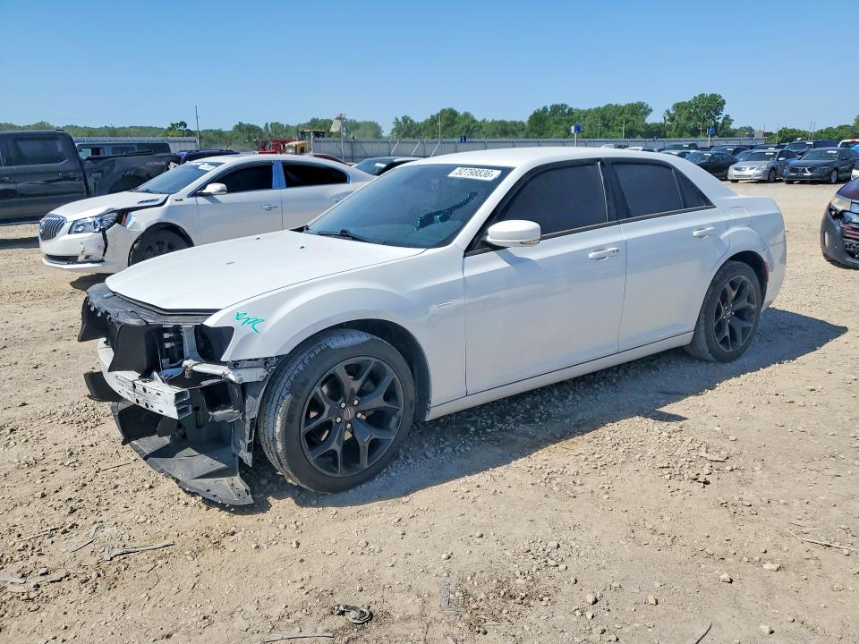 2021 Chrysler 300 VIN 2C3CCABG0MH554603 COPART salvage auction — FRONT END, Ks - Cert Of Title-Salvage, sold $7,200 on 2026-07-07 (photo 1)