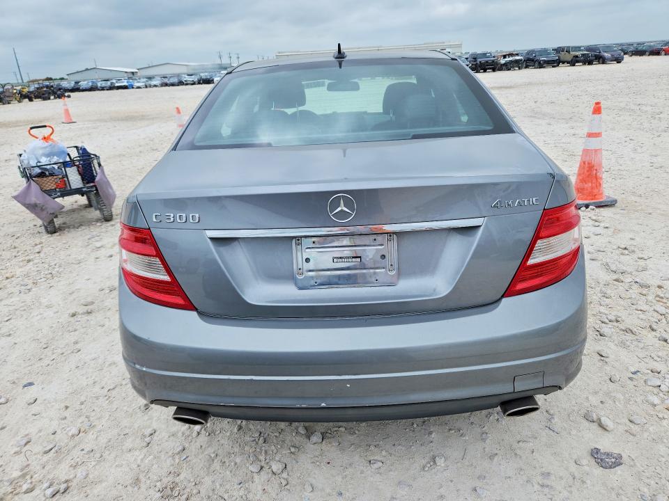 2009 Mercedes-benz C class VIN WDDGF81X99R065659 COPART salvage auction — UNDERCARRIAGE, Tx - Salvage Vehicle Title, sold $425 on 2026-07-16 (photo 6)