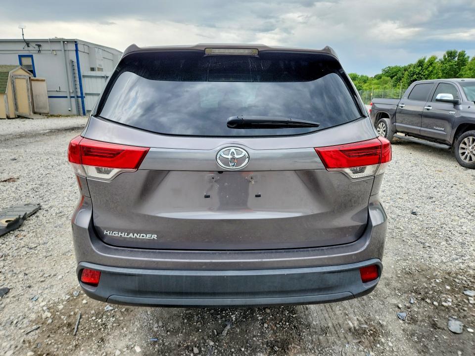 2019 Toyota Highlander VIN 5TDZZRFH9KS339001 COPART salvage auction — FRONT END, Ar - Cert Of Title-Salvage, sold $30 on 2026-07-27 (photo 6)