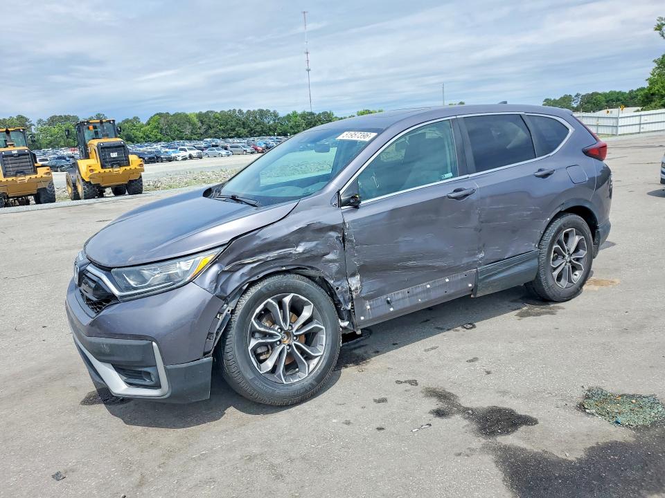 2020 Honda Cr-v VIN 7FARW1H56LE021148 COPART salvage auction — SIDE, Nc - Salvage Certificate Of Title, sold $8,000 on 2026-07-16 (photo 1)