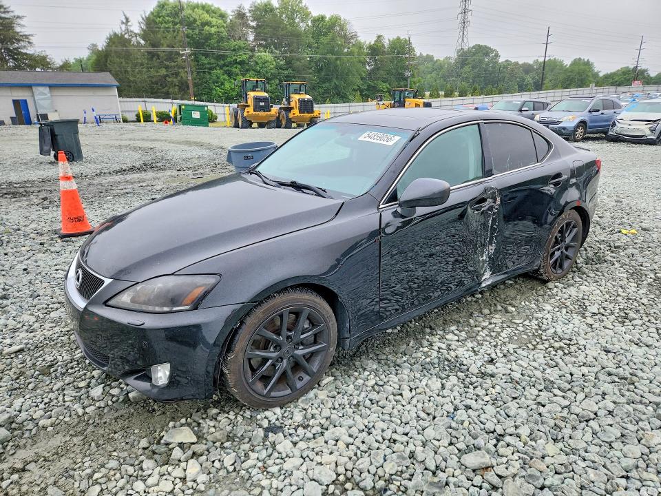 2008 Lexus Is VIN JTHBE262785020936 COPART salvage auction — SIDE, Nc - Salvage Certificate Of Title, sold $775 on 2026-07-15 (photo 1)