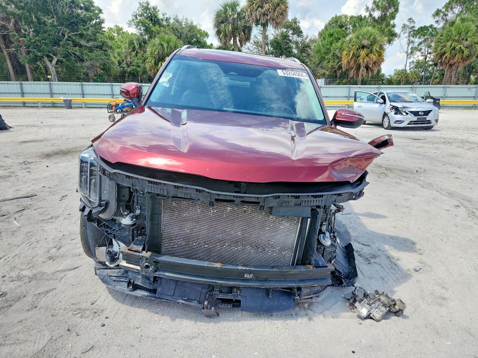 2023 Kia Telluride VIN 5XYP6DGC3PG398250 COPART salvage auction — FRONT END, Fl - Cert Of Title Slvg Rebuildable, sold $4,750 on 2026-07-29 (photo 5)