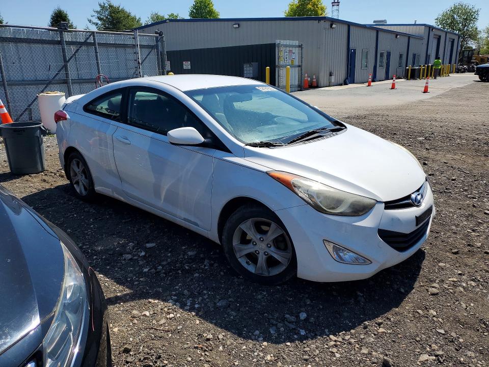 2013 Hyundai Elantra VIN KMHDH6AE3DU002701 COPART salvage auction — REAR END, Md - Cert Of Salvage < 75% Damage, sold $675 on 2026-07-27 (photo 4)