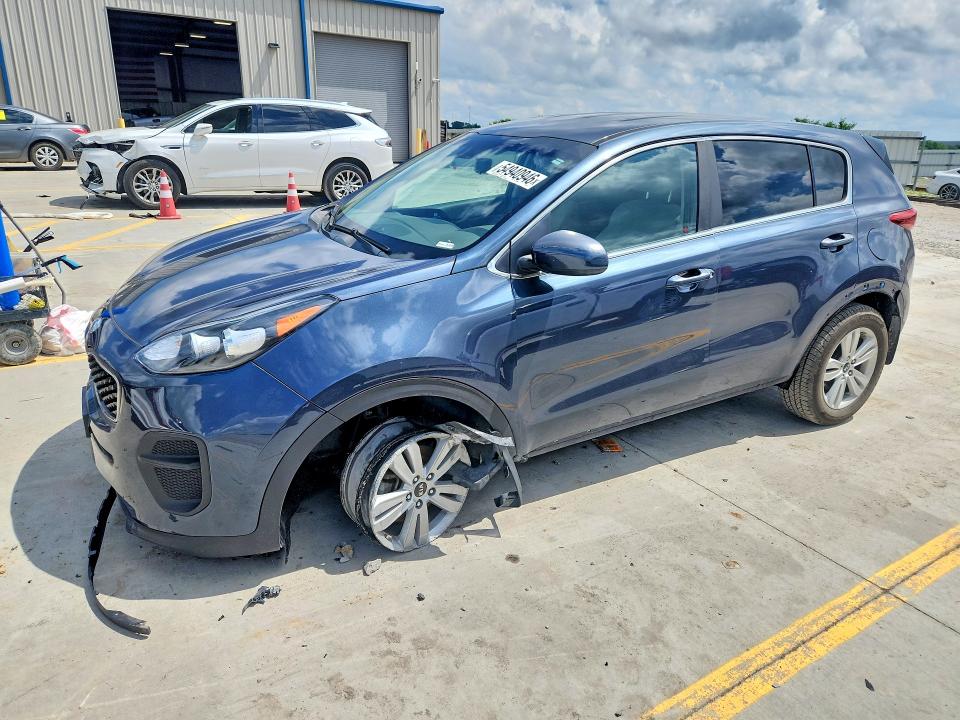 2018 Kia Sportage VIN KNDPM3AC3J7374172 COPART salvage auction — FRONT END, Ky - Cert Of Title-Salvage, sold $2,400 on 2026-07-09 (photo 1)
