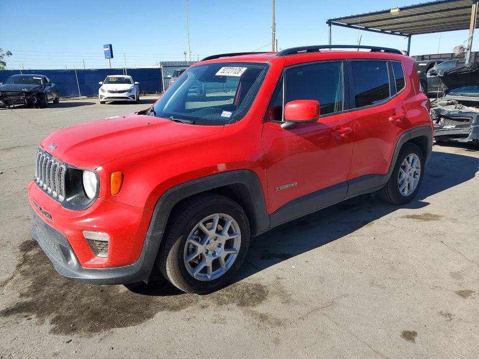 2020 Jeep VIN ZACNJABB7LPL82790 COPART salvage auction — FRONT END, Tx - Salvage Vehicle Title, sold $4,150 on 2026-08-07 (photo 1)