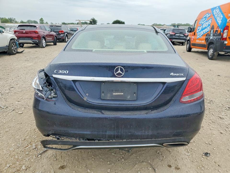 2017 Mercedes-benz C-klasse VIN 55SWF4KB8HU223915 COPART salvage auction — ROLLOVER, Ks - Cert Of Title-Salvage, sold $950 on 2026-07-02 (photo 6)