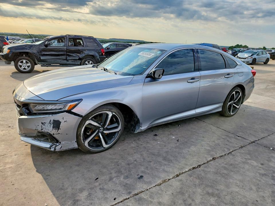 2022 Honda Accord VIN 1HGCV1F38NA082262 COPART salvage auction — FRONT END, Tx - Salvage Vehicle Title, sold $6,800 on 2026-07-09 (photo 1)