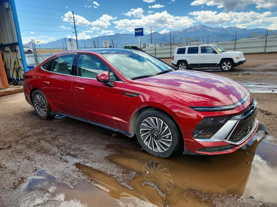 2024 Hyundai VIN KMHL54JJ2RA098299 COPART salvage auction — FRONT END, Co - Salvage Title, sold $12,500 on 2026-07-27 (photo 4)