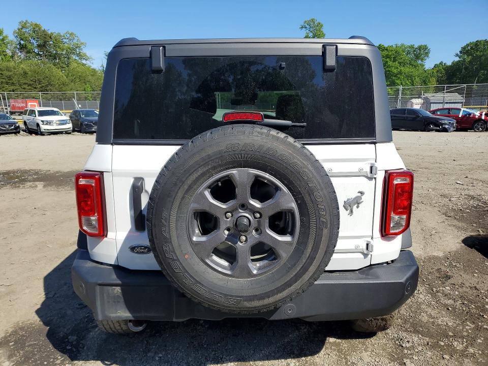 2023 Ford Bronco VIN 1FMDE5AH3PLC19317 COPART salvage auction — FRONT END, Md - Cert Of Salvage > 75% Damage, sold $7,000 on 2026-07-02 (photo 6)