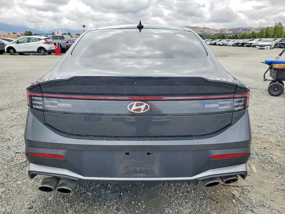 2025 Hyundai VIN KMHL54JC2SA504072 COPART salvage auction — FRONT END, Ca - Salvage Certificate, sold $7,100 on 2026-07-08 (photo 6)