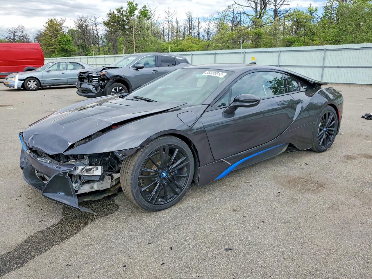 2020 BMW i8 VIN WBY2Z4C00L7F60776 — COPART salvage auction photo