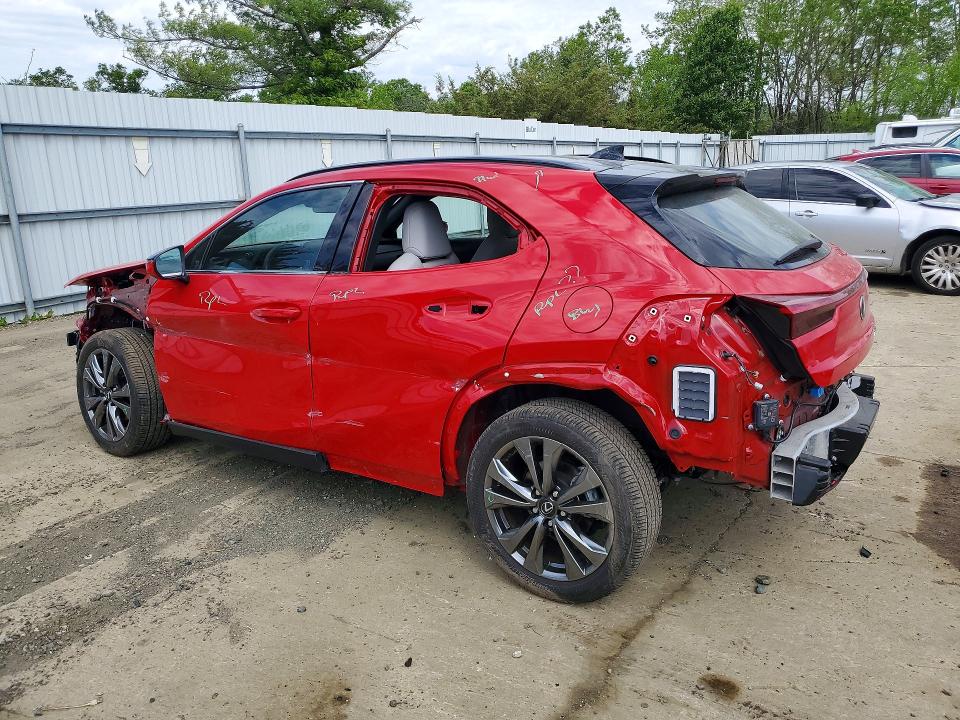 2025 Lexus Ux 300h VIN JTHUCJDH3S2010865 COPART salvage auction — FRONT END, Nj - Cert Of Title-Salvage, sold $13,000 on 2026-07-13 (photo 2)