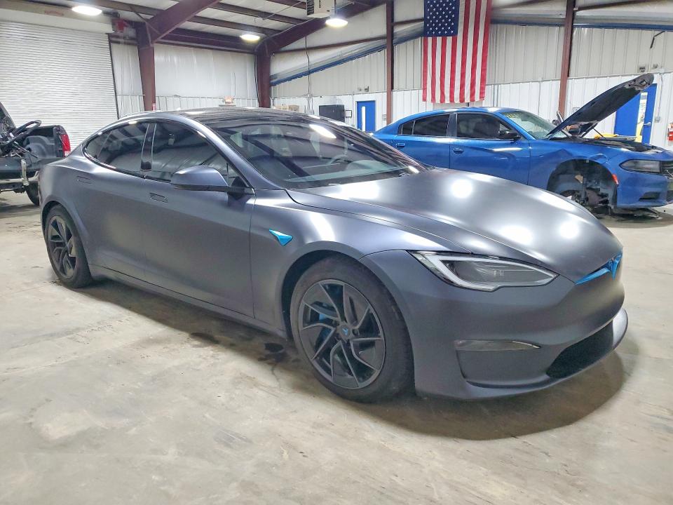 2026 Tesla Model s VIN 5YJSA1E50TF553818 COPART salvage auction — REAR END, Pa - Certificate Of Salvage, sold $15,500 on 2026-07-23 (photo 4)
