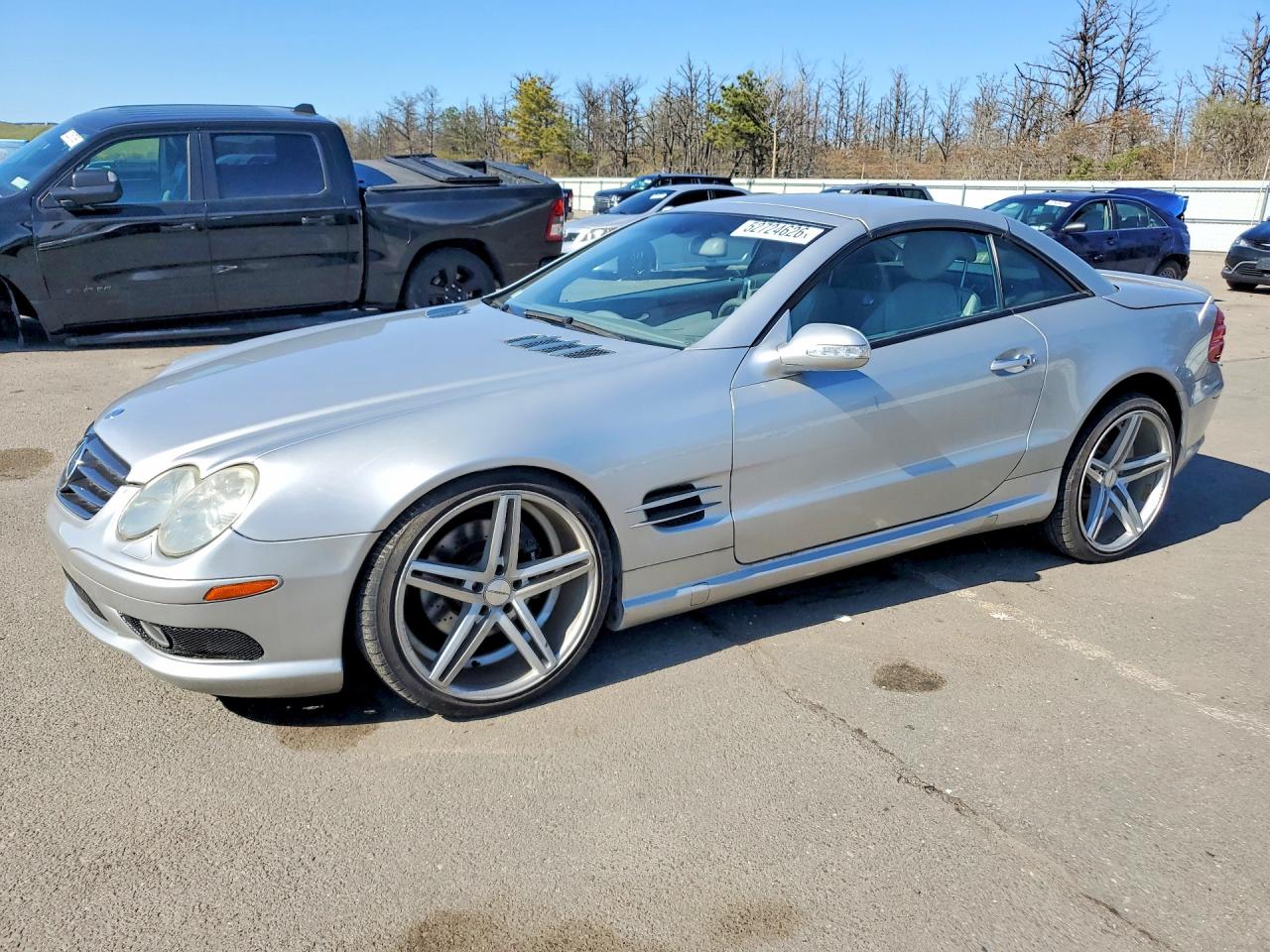 2003 Mercedes-Benz SL-Class VIN WDBSK75F73F052010 — COPART salvage auction photo