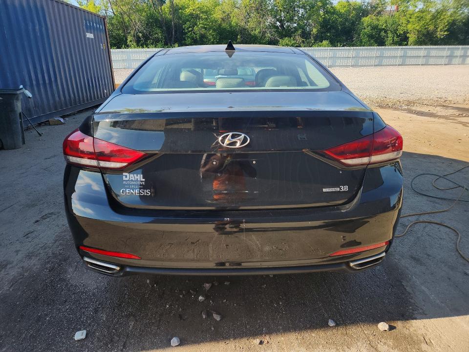 2015 Hyundai Genesis VIN KMHGN4JE0FU071763 COPART salvage auction — FRONT END, WI - CERTIFICATE OF TITLE, sold $2,700 on 2026-07-27 (photo 6)