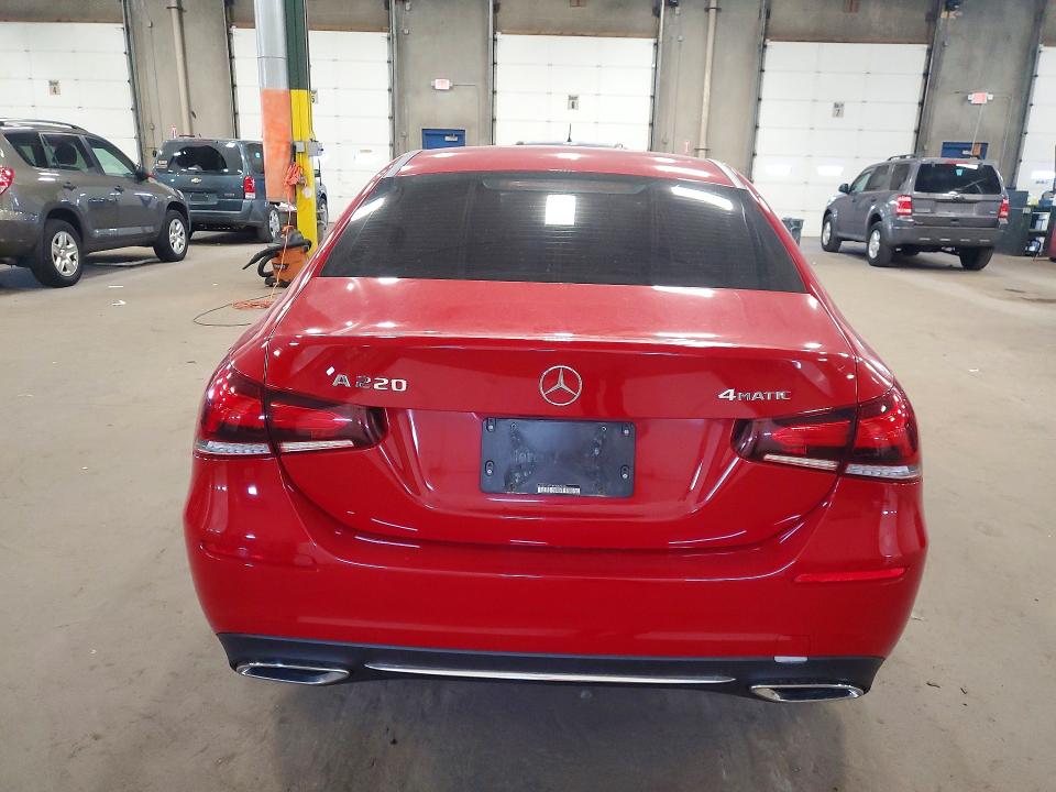 2019 Mercedes-benz A-klasse VIN WDD3G4FB8KW020026 COPART salvage auction — HAIL, Mn - Cert Of Title-Salvage, sold $2,250 on 2026-07-23 (photo 6)