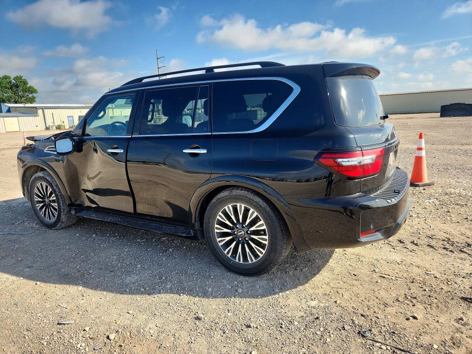 2021 Nissan Armada VIN JN8AY2BA6M9375119 COPART salvage auction — FRONT END, Tx - Salvage Vehicle Title, sold $14,000 on 2026-07-15 (photo 2)