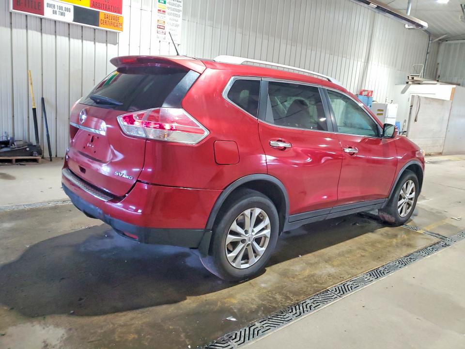 2015 Nissan VIN KNMAT2MV1FP513092 COPART salvage auction — REAR END, Pa - Certificate Of Salvage, sold $2,050 on 2026-07-09 (photo 3)
