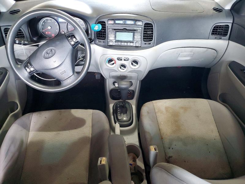 2010 Hyundai Accent VIN KMHCN4AC0AU468508 COPART salvage auction — MECHANICAL, Oh - Certificate Of Title, sold $275 on 2026-07-27 (photo 8)