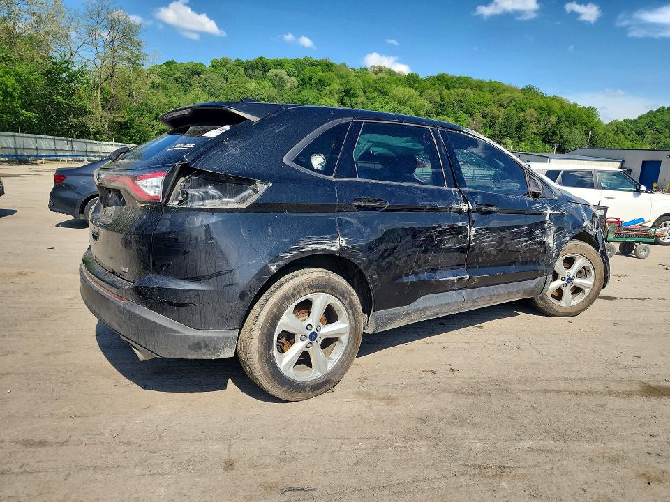 2015 Ford Edge VIN 2FMTK4G81FBB59932 COPART salvage auction — ROLLOVER, Pa - Certificate Of Salvage, sold $475 on 2026-07-02 (photo 3)