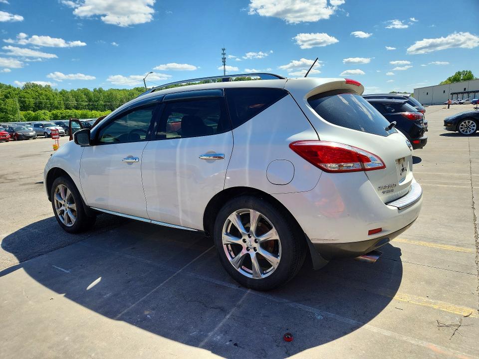 2014 Nissan Murano VIN JN8AZ1MW7EW512653 COPART salvage auction — SIDE, Ky - Cert Of Title-Salvage, sold $1,350 on 2026-07-27 (photo 2)