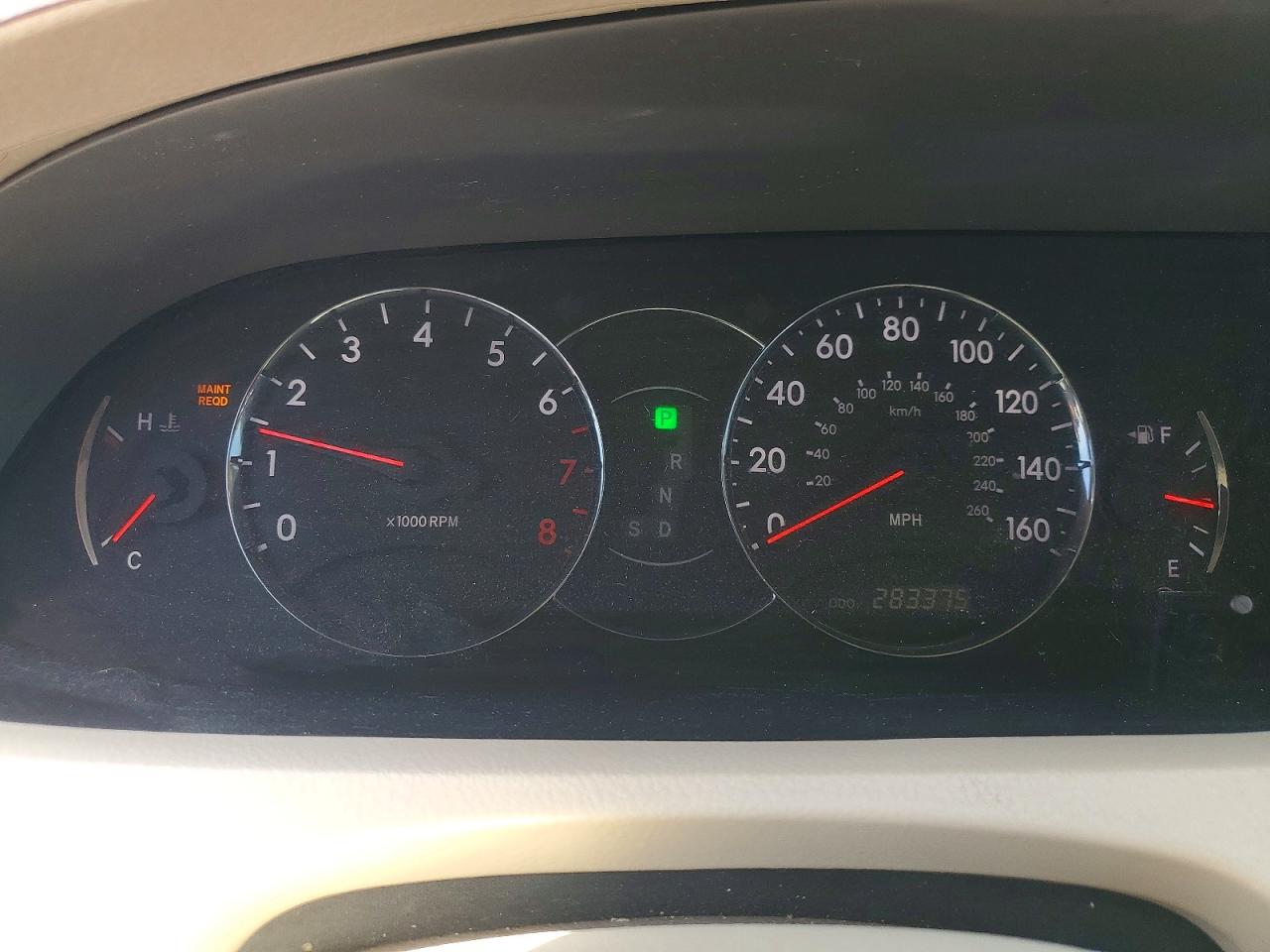 2010 Toyota Avalon VIN 4T1BK3DB8AU361689 COPART salvage auction — Side, TX - SALVAGE VEHICLE TITLE, sold $1,050 on 2026-07-09 (photo 9)
