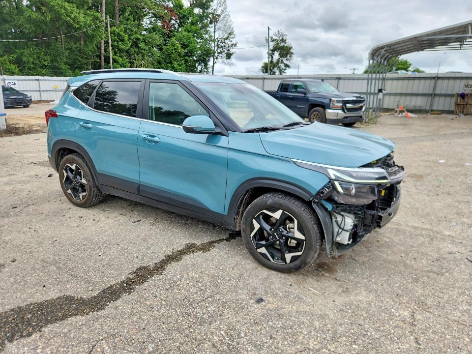 2025 Kia Seltos VIN KNDER2AA0S7677591 COPART salvage auction — FRONT END, Fl - Cert Of Title Slvg Rebuildable, sold $7,300 on 2026-07-06 (photo 4)