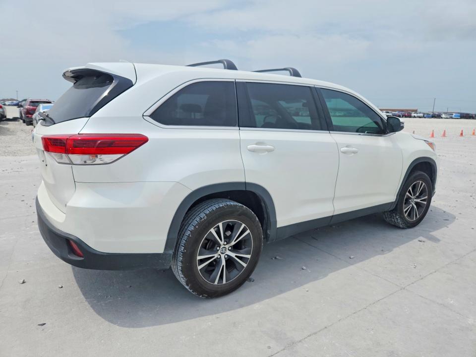 2019 Toyota Highlander VIN 5TDZZRFH0KS311636 COPART salvage auction — FRONT END, Tx - Certificate Of Title, sold $325 on 2026-07-28 (photo 3)