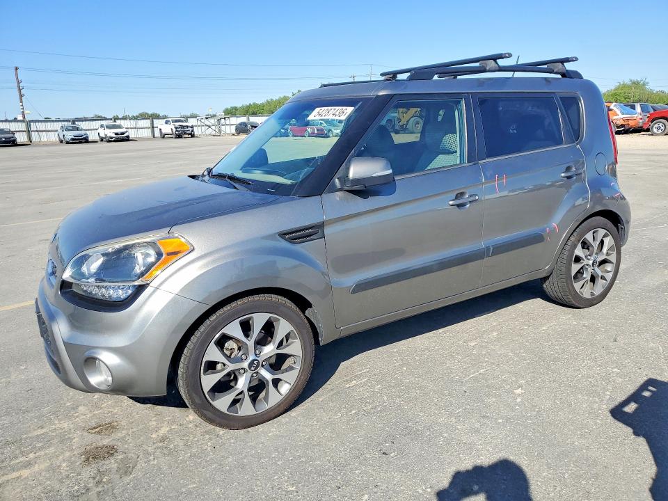 2013 Kia Soul VIN KNDJT2A66D7576649 COPART salvage auction — FRONT END, Id - Salvage Certificate Of Title, sold $900 on 2026-07-23 (photo 1)