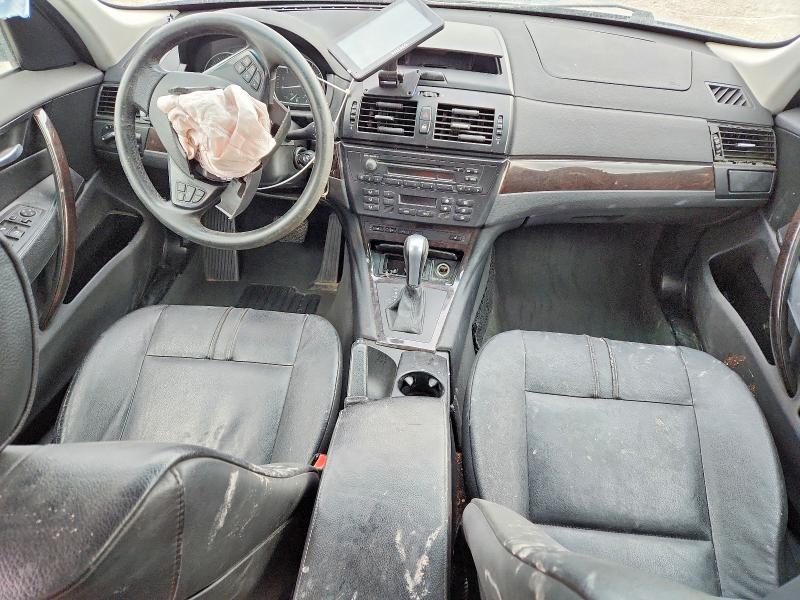 2007 BMW X3 VIN WBXPC93447WF08445 COPART salvage auction — REAR END, Ut - Salvage Certificate, sold $150 on 2026-07-07 (photo 8)