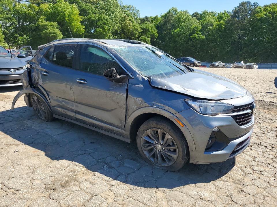 2021 Buick Encore VIN KL4MMBS26MB167497 COPART salvage auction — ROLLOVER, Ga - Cert Of Title-Salvage, sold $975 on 2026-07-17 (photo 4)
