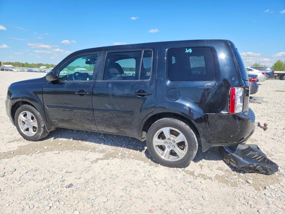2013 Honda Pilot VIN 5FNYF4H57DB011559 COPART salvage auction — REAR END, Mi - Certificate Of Title, sold $2,000 on 2026-07-02 (photo 2)