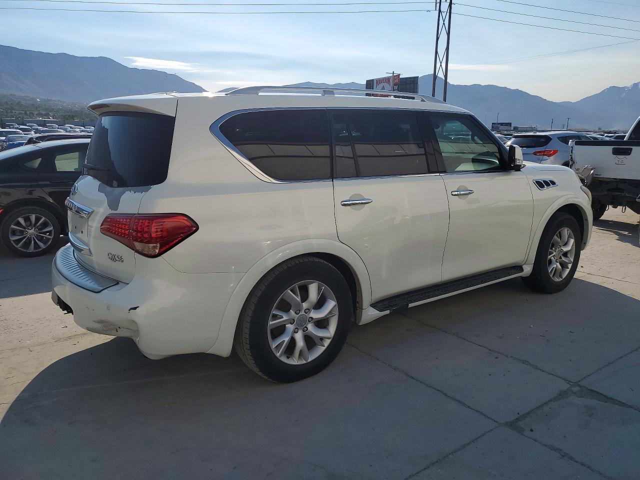 2012 Infiniti QX56 VIN JN8AZ2ND1C9716105 COPART salvage auction — Mechanical, UT - CERTIFICATE OF TITLE, sold $4,300 on 2026-07-09 (photo 3)