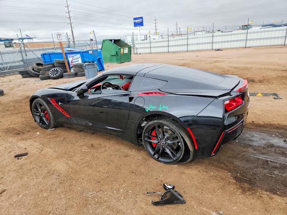 2014 Chevrolet Corvette VIN 1G1YF2D72E5131602 COPART salvage auction — FRONT END, Co - Salvage Title, sold $18,700 on 2026-08-26 (photo 2)
