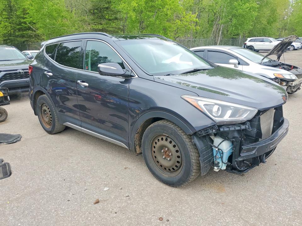 2018 Hyundai Santa fe VIN 5XYZUDLA1JG531906 COPART salvage auction — FRONT END, On - Permit Salvage, sold $575 on 2026-07-23 (photo 4)