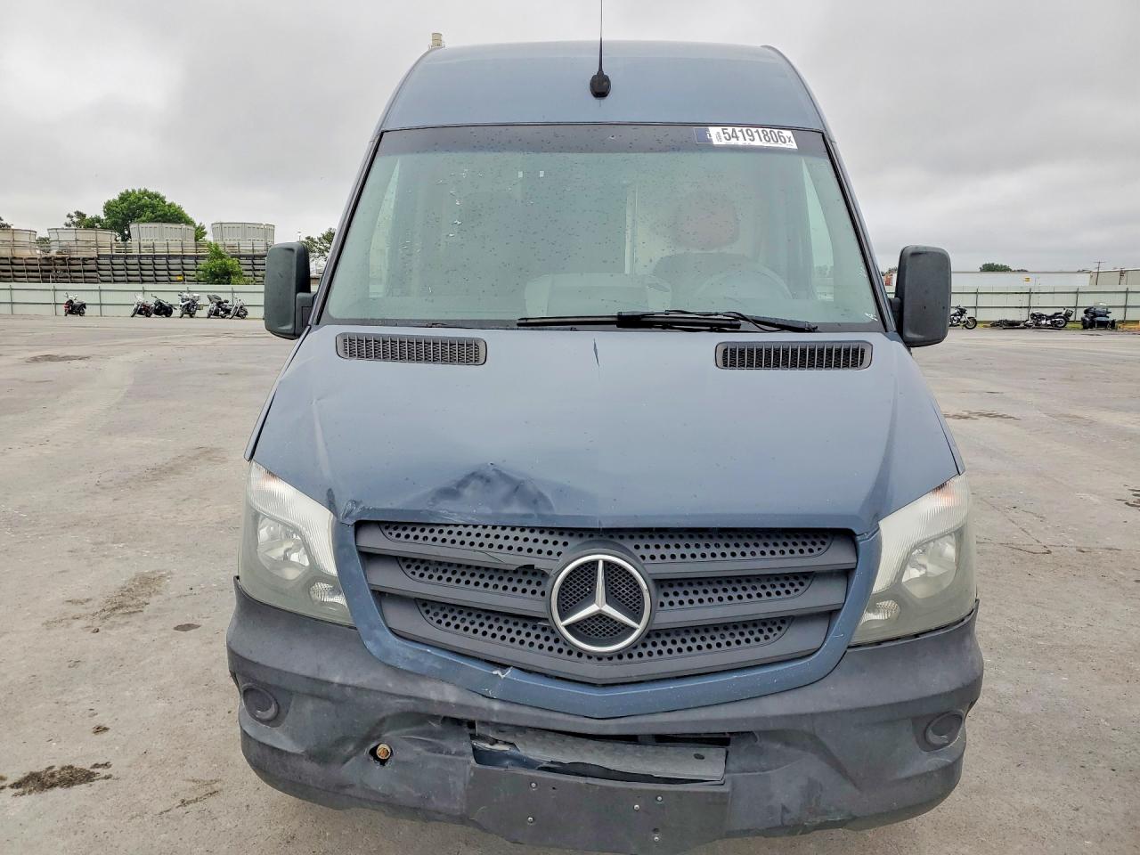 2018 Mercedes Benz Sprinter 2500 VIN WD3PE7CD5JP644328 COPART salvage auction — Front End, OK - CERTIFICATE OF TITLE-JUNKED, sold $4,500 on 2026-07-01 (photo 5)