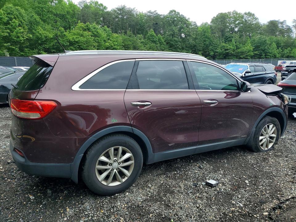 2016 Kia Sorento VIN 5XYPGDA35GG127082 COPART salvage auction — FRONT END, MD - CERT OF SALVAGE < 75% DAMAGE, sold $2,050 on 2026-07-24 (photo 3)