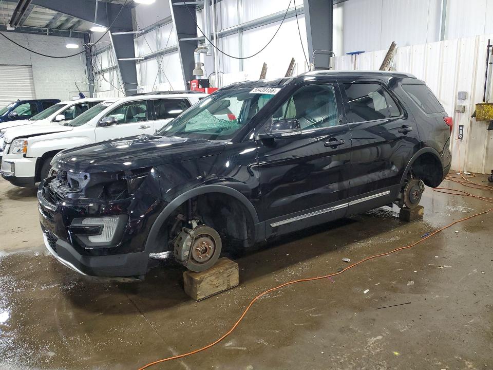 2016 Ford Explorer VIN 1FM5K8D88GGC58729 COPART salvage auction — FRONT END, Mn - Cert Of Title-Prior Salvage, sold $1,900 on 2026-07-09 (photo 1)