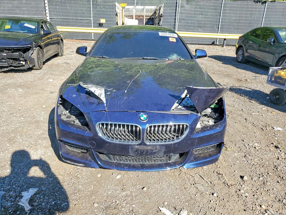 2015 BMW 6 series VIN WBA6B8C50FD453768 COPART salvage auction — BURN, Md - Cert Of Salvage > 75% Damage, sold $1,750 on 2026-07-10 (photo 5)