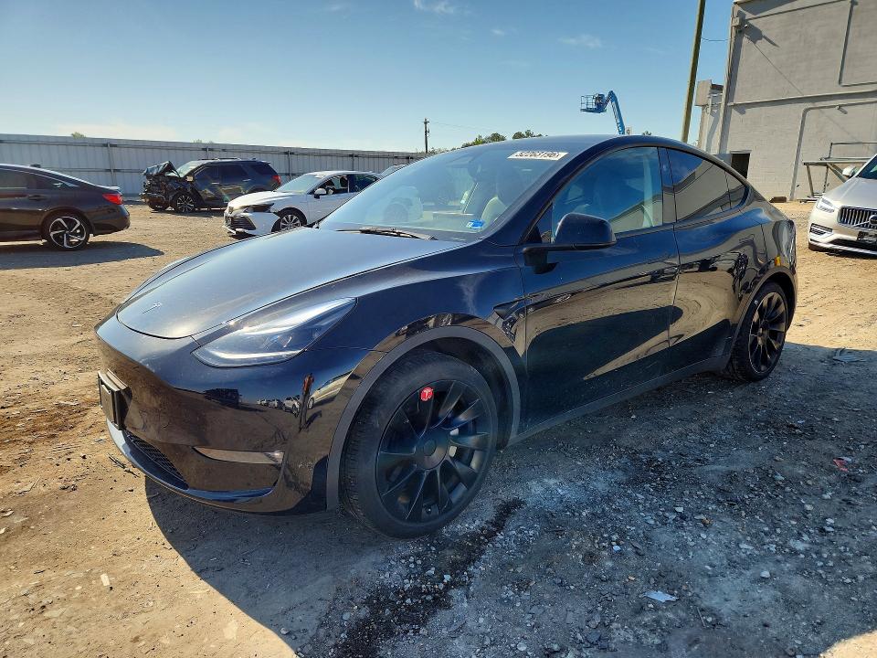 2023 Tesla Model y VIN 7SAYGAEE6PF924868 COPART salvage auction — REAR END, Va - Cert Of Title - Salvage, sold $8,500 on 2026-07-22 (photo 1)