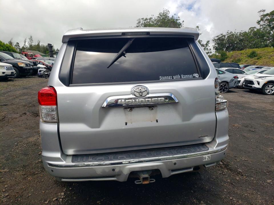 2011 Toyota 4runner VIN JTEZU5JRXB5019968 COPART salvage auction — ROLLOVER, Hi - Certificate Of Salvage, sold $250 on 2026-07-13 (photo 6)