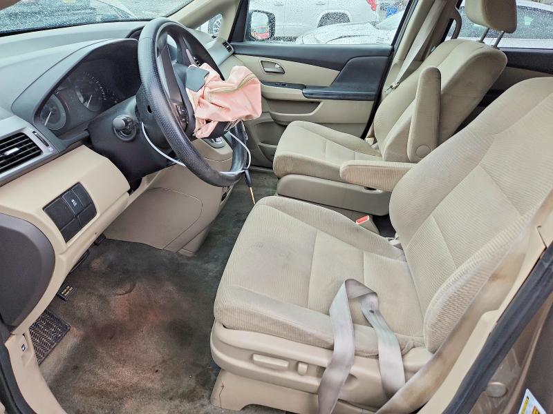 2013 Honda Odyssey VIN 5FNRL5H27DB055148 COPART salvage auction — FRONT END, Pa - Certificate Of Salvage, sold $400 on 2026-07-28 (photo 7)